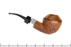 Blue Room Briar is proud to present this Mastra de Paja Ciocco Pesaro Gigante Bent Carved Bulldog with Silver Estate Pipe
