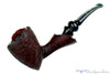 Blue Room Briar is proud to present this Blue Room Briars 5620 Bent Sandblast Freehand with Plateaux Estate Pipe