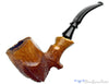 Blue Room Briar is proud to present this Preben Holm Fancy Sandblast Delight Bent Freehand Sitter with Plateaux Estate Pipe