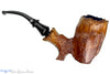 Blue Room Briar is proud to present this Preben Holm Fancy Sandblast Delight Bent Freehand Sitter with Plateaux Estate Pipe