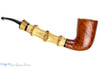 Blue Room Briar is proud to present this Molina Bent Dublin with Bamboo and Burl Estate Pipe