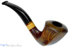 Blue Room Briar is proud to present this Molina Bent Paneled Yachtsman (9mm Filter) with Acrylic and Burl Estate Pipe