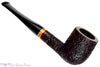 Blue Room Briar is proud to present this Alpha Nobility Sandblast Billiard (6mm Filter) with Acrylic and Brass Estate Pipe