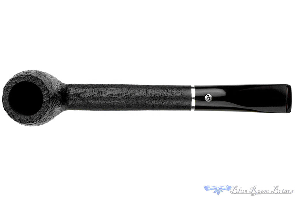 Blue Room Briars is proud to present this Brigham Chinook 19 Sandblast Canadian (Rock Maple Filter) Estate Pipe