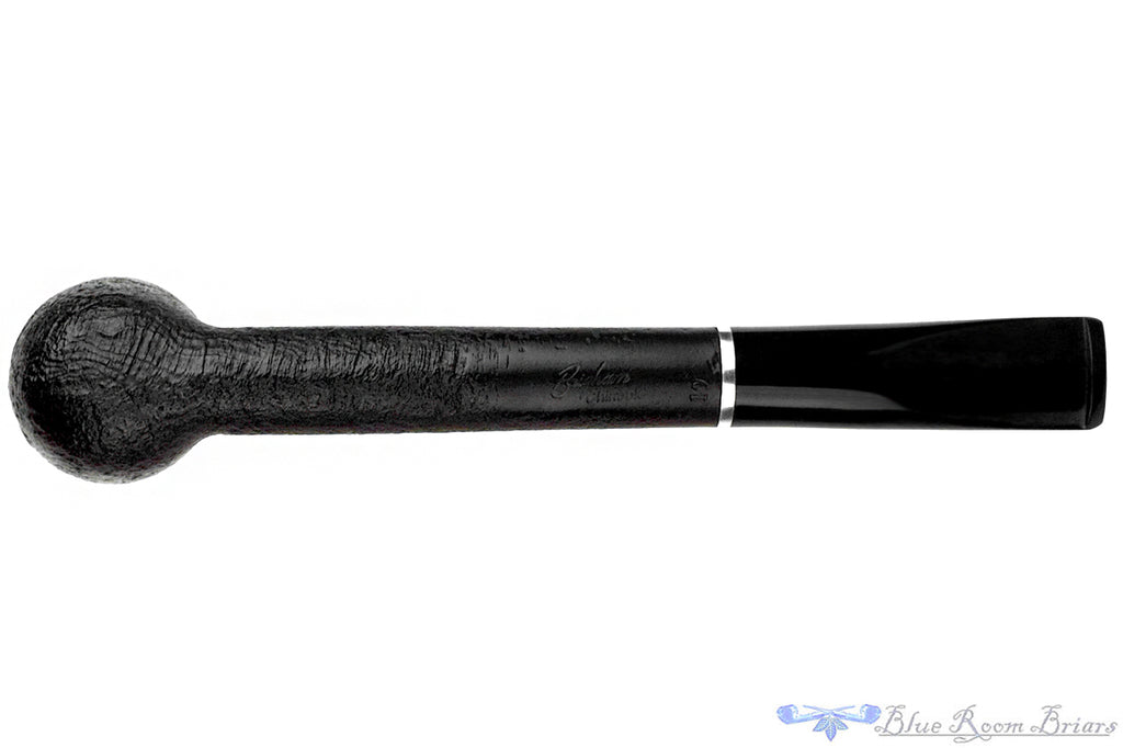 Blue Room Briars is proud to present this Brigham Chinook 19 Sandblast Canadian (Rock Maple Filter) Estate Pipe
