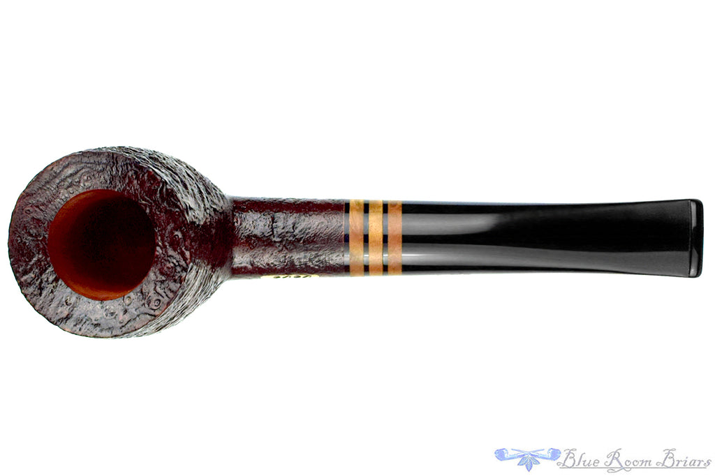 Savinelli 2020 Collection Sandblast Billiard (6mm Filter with Adapter) Sitter UNSKOKED Estate Pipe