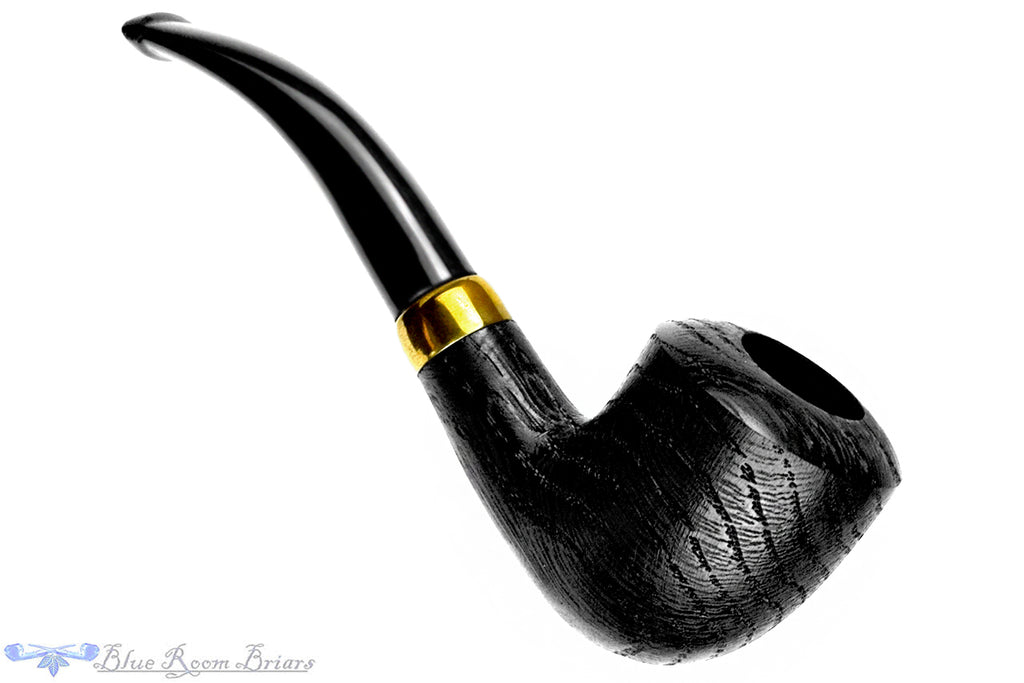Blue Room Briar is proud to present this Arbond Co Sandblast Oak Bent Dublin with Brass Estate Pipe