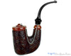 Blue Room Briar is proud to present this Brebbia Sandblast Oom Paul (6mm Filter) with Silver Chained Windcap Estate Pipe