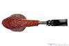 Blue Room Briar is proud to present this Mauro Armellini Very Large Bent Rusticated Fumed Freehand with Silver Estate