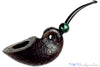 Blue Room Briar is proud to present this HS Studio Bent Sandblast Nautilus with Acrylic Estate Pipe