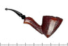 Blue Room Briars is proud to present this Nørding Handcrafted 3 Bent Partial Blast Freehand with Plateaux Estate Pipe