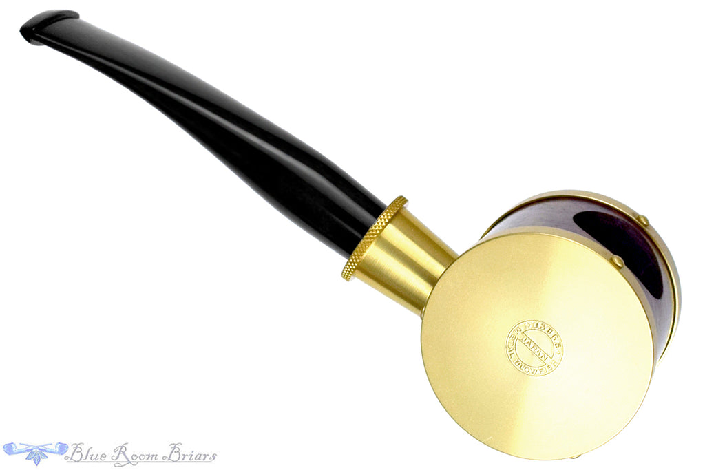 Blue Room Briar is proud to present this Tsuge Metal Blowfish Estate Pipe