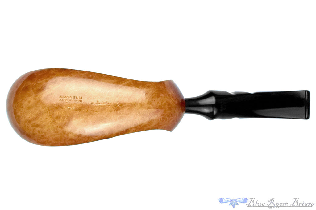 Blue Room Briar is proud to present this Savinelli Autograph 8 Bent Volcano (6mm Filter) Estate Pipe
