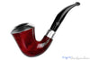 Blue Room Briar is proud to present this Rattray's Nimbus 126 Bent Calabash (9mm Filter) with Aluminum Estate Pipe