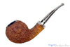 Blue Room Briar is proud to present this Ardor Urano Fantasy Bent Rusticated Blowfish with Silver and Acrylic Estate Pipe