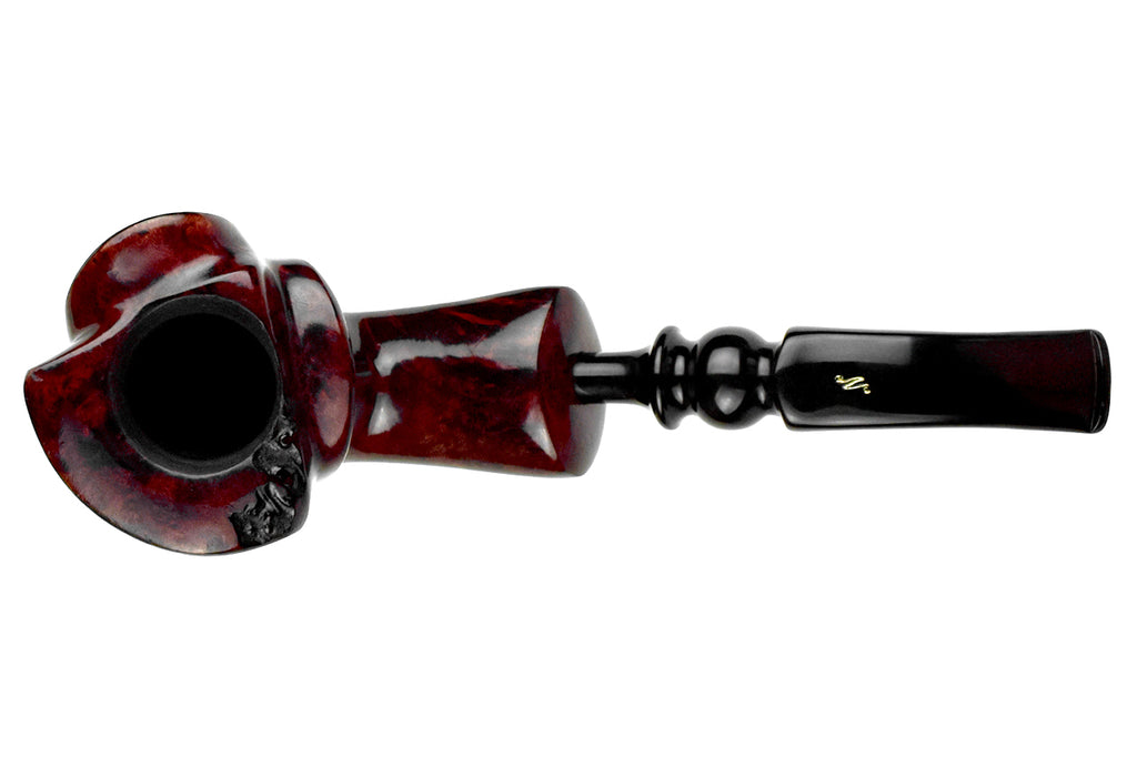 Nørding 3 Bent Freehand with Plateau Estate Pipe