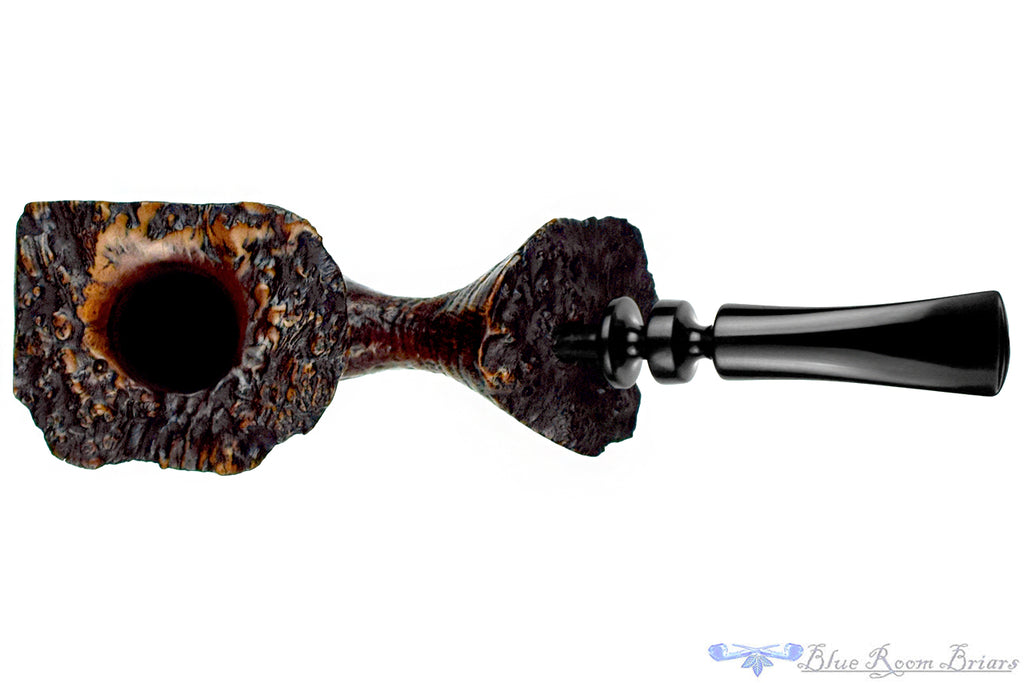 Preben Holm Hand Cut Bent Ringblast Freehand with Plateaux Estate Pipe