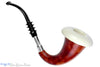 Large Calabash Gourd with Meerschaum and Silver (Unsmoked) Estate Pipe with Custom Leather Case