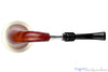 Large Calabash Gourd with Meerschaum and Silver (Unsmoked) Estate Pipe with Custom Leather Case