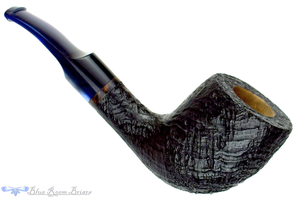 RC Sands Pipe Bent Black Blast Billiard