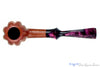 Blue Room Briars Pipe 2025 Halloween Bent Carved Glow in the Dark Jack-O'-Lantern