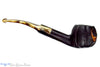 Blue Room Briars is proud to present this Blue Room Briars Pipe 2025 Halloween Bent Carved Glow in the Dark Jack-O'-Lantern