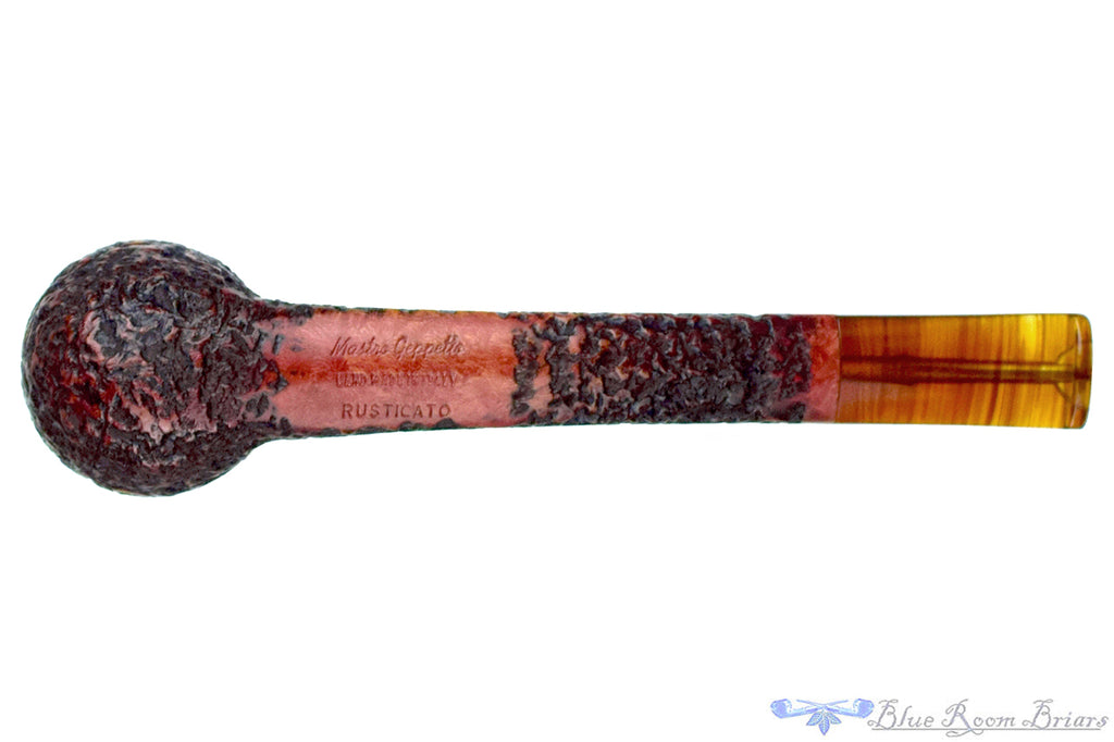 Blue Room Briar is proud to present this Mastro Geppetto Rusticato Canadian Estate Pipe