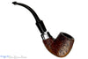 Peterson System Premier 307 Sandblasted Bent Billiard with Silver and P-Lip Estate Pipe
