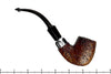 Peterson System Premier 307 Sandblasted Bent Billiard with Silver and P-Lip Estate Pipe
