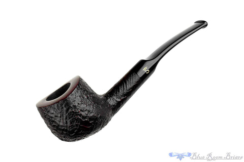 Savinelli Roma 620 Rusticated Hungarian (6mm Filter) with Brass Estate Pipe