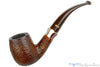 Blue Room Briars is proud to present this Savinelli Caramella 606 Bent Rusticated Billiard (6mm Filter) with Acrylic UNSMOKED Estate Pipe