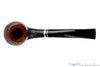 Blue Room Briars is proud to present this Stanwell Trio 83 Bent Sandblast Billiard with Nickel UNSMOKED Estate Pipe