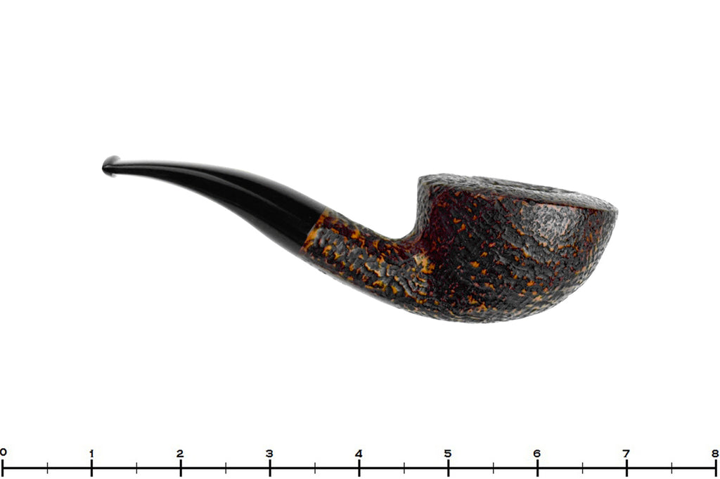 Blue Room Briars is proud to present this Brebbia Fat Bob 2113 Bent Rusticated Saucer Dublin (9mm Filter) Estate Pipe