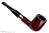 Blue Room Briars is proud to present this Peterson Dr. Jekyll and Mr. Hyde X105 Partial Rusticated Billiard with Nickel UNSMOKED Estate Pipe