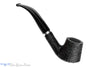 Blue Room Briars is proud to present this Brigham 84 Bent Sandblast Volcano (Rock Maple Filter) with Nickel UNSMOKED Estate Pipe