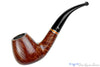 Blue Room Briars is proud to present this Peterson Dalkey B11 Bent Brandy with Nickel and Acrylic Sitter UNSMOKED Estate Pipe
