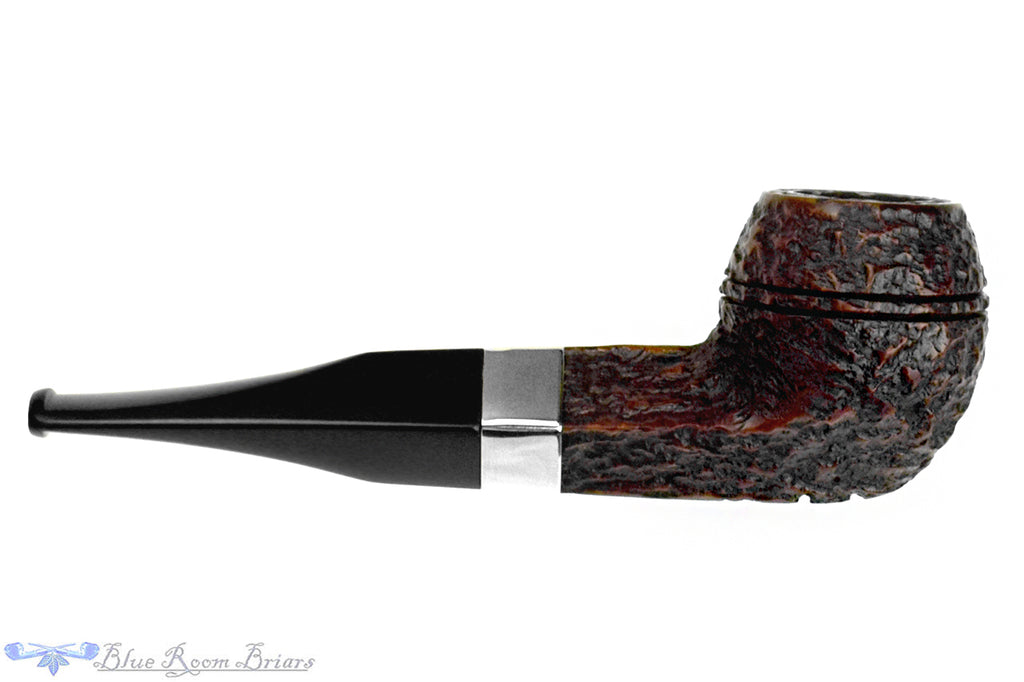 Blue Room Briars is proud to present this Peterson Kapet 150 Rusticated Bulldog with Nickel Estate Pipe