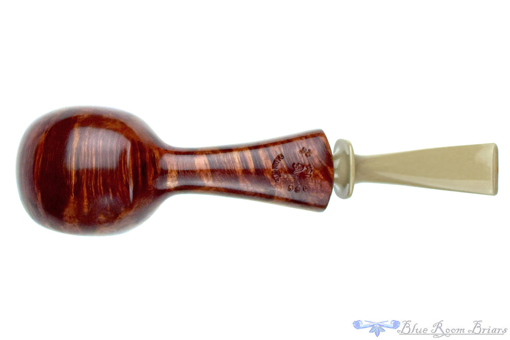 Blue Room Briars is proud to present this Nate King Pipe 998 Crosscut Paneled Apostrophe with Plateau