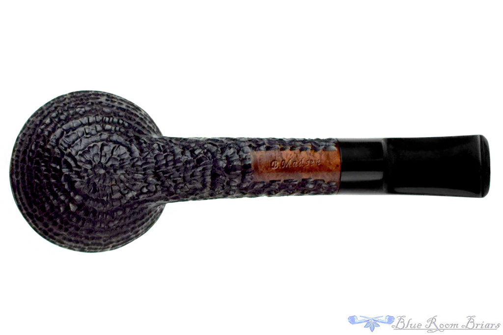 Blue Room Briars is proud to present this Brian Madsen Two Tone Carved Rhodesian Estate Pipe