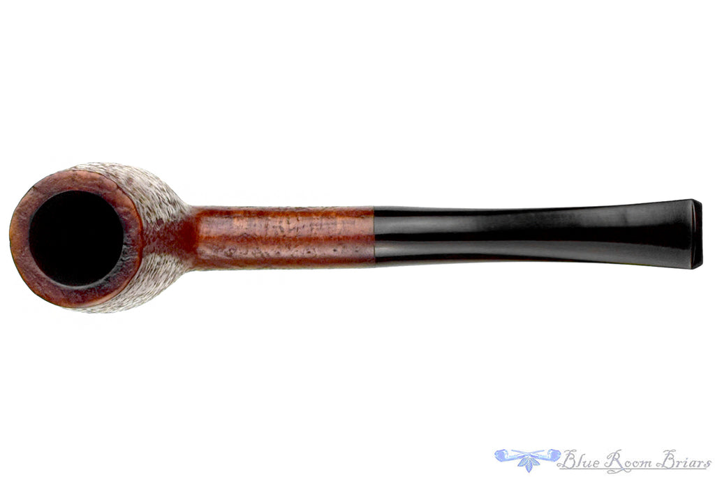 Blue Room Briars is proud to present this Amphora X-tra 736 Sandblast Stacked Billiard Estate Pipe