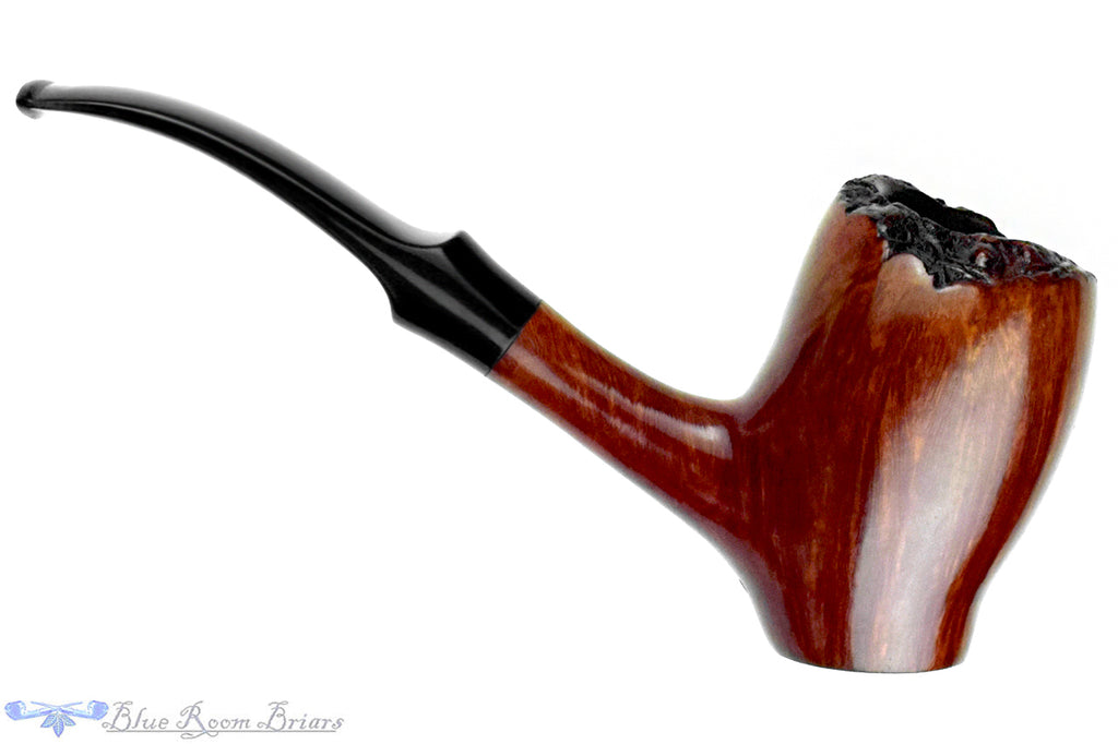 Blue Room Briars is proud to present this Hansen Briar Handmade Cherrywood Sitter with Plateau Estate Pipe
