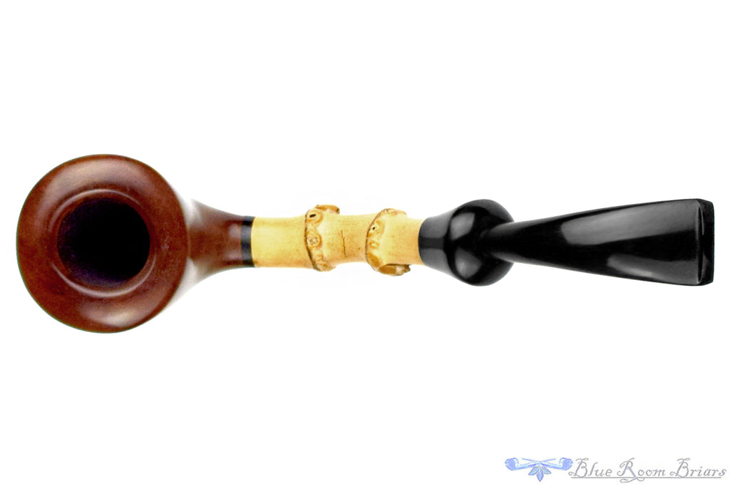 Jan Pietenpauw Pipe Standing Cherrywood with Bambo and Military Mount