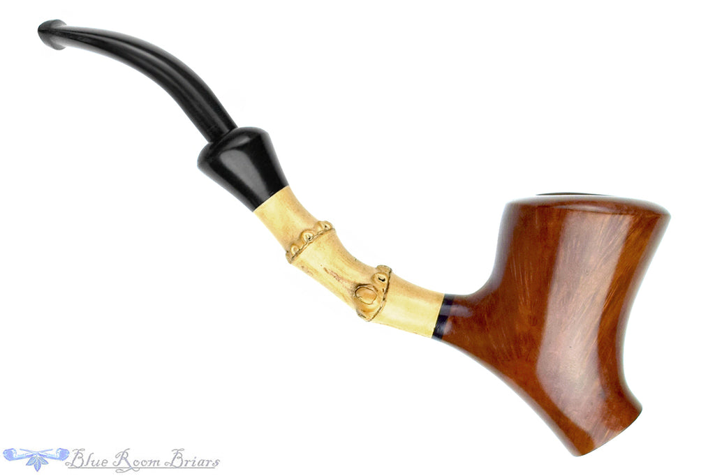 Jan Pietenpauw Pipe Standing Cherrywood with Bambo and Military Mount