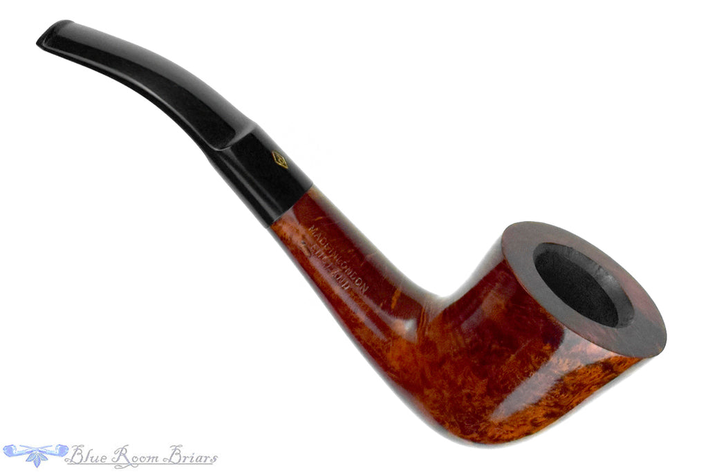 Blue Room Briars is proud to present this Parker Tangle Wood 391 Bent Yachtsman with Oval Shank UNSMOKED Estate Pipe
