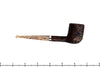 Blue Rom Briar is proud to present this Jan Pietenpauw Rusticated Billiard with Nickel UNSMOKED Estate Pipe