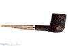 Blue Rom Briar is proud to present this Jan Pietenpauw Rusticated Billiard with Nickel UNSMOKED Estate Pipe