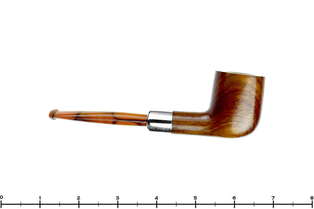 Blue Room Briar is proud to present this Jan Pietenpauw Ironwood Billiard with Nickel and Military Mount UNSMOKED Estate Pipe