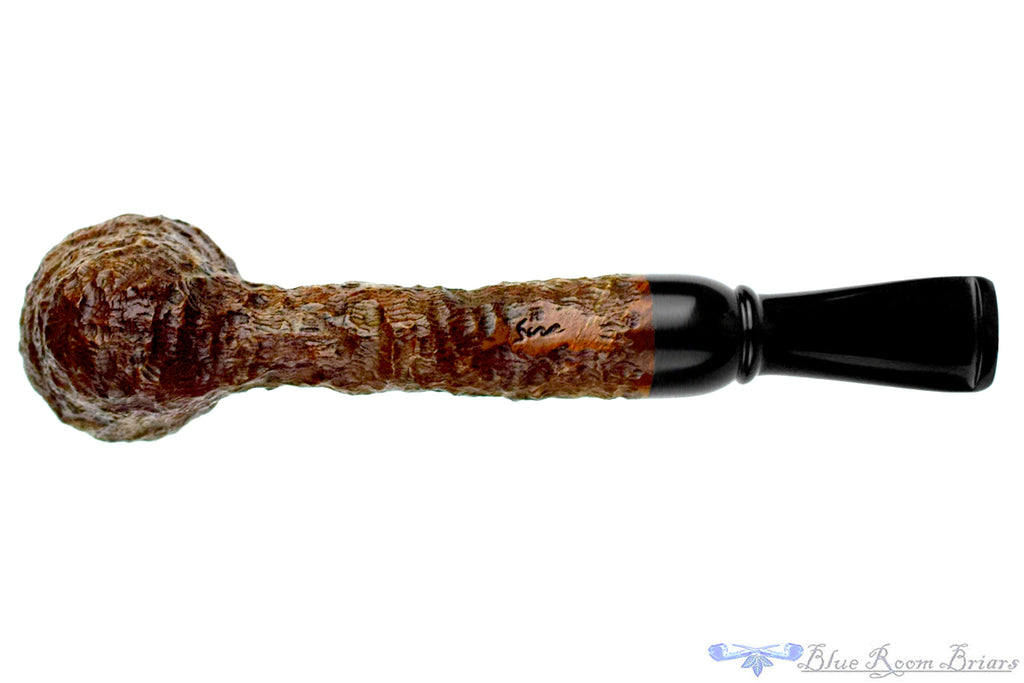 Blue Room Briar is proud to present this Jan Pietenpauw Sine Carved Long Shank Freehand UNSMOKED Estate Pipe