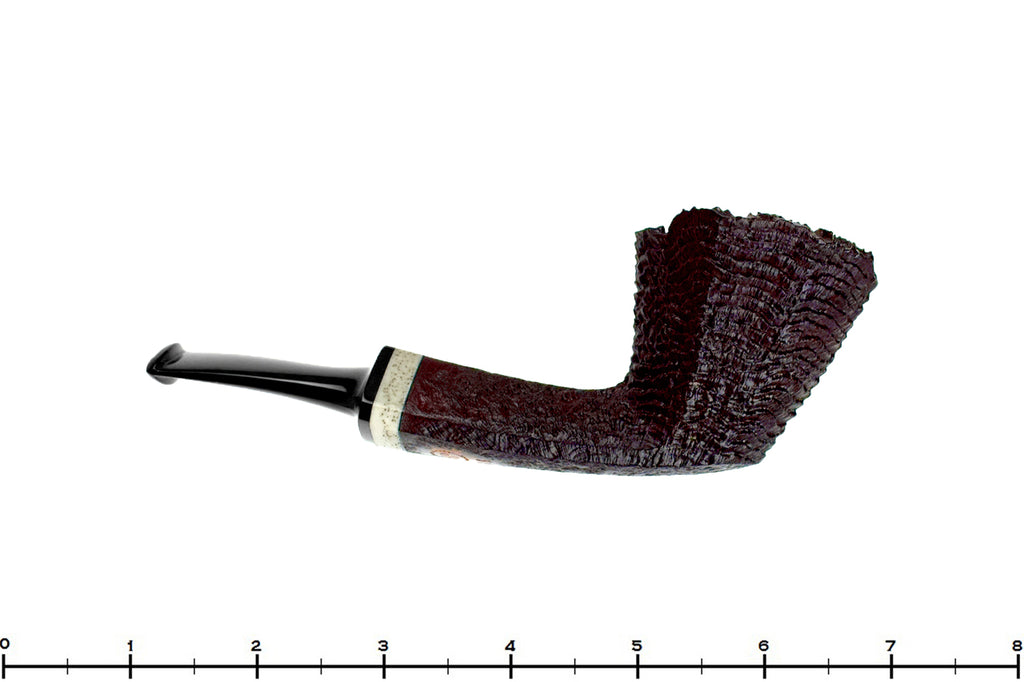 Blue Room Briars is proud to present this Dirk Heinemann Pipe Bent Ring Blast Panel Dublin with Ox Bone and Plateau