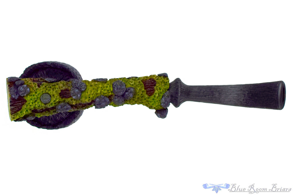 Blue Room Briars is proud to present this Brian Orton Pipe Bent Carved Tree Stand Mushroom Sitter